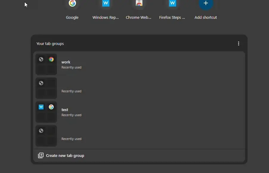 谷歌Chrome瀏覽器測試新卡片,一鍵恢復近期標簽組